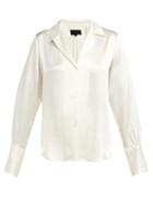 Matchesfashion.com Nili Lotan - Emmen Silk Shirt - Womens - Ivory