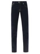 Matchesfashion.com Jacob Cohn - Low-rise Slim-leg Jeans - Mens - Dark Blue