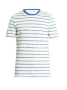 Faherty Crew-neck Striped-cotton T-shirt