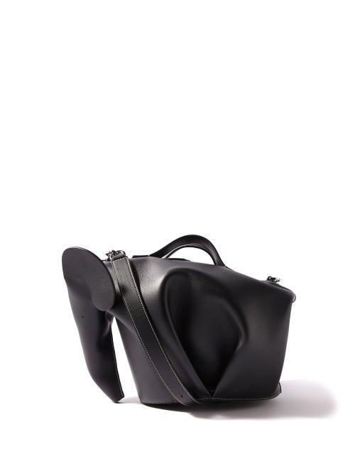 Loewe - Elephant Leather Holdall - Mens - Black