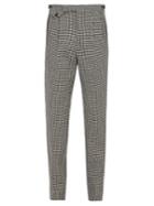 Gucci Straight-leg Houndstooth Wool-blend Trousers