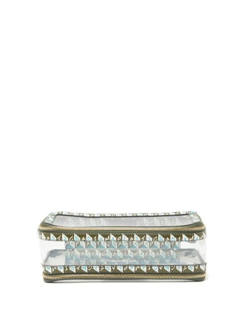 Matchesfashion.com Anya Hindmarch - In-flight I Am A Plastic Bag Travel Bag - Womens - Green Multi