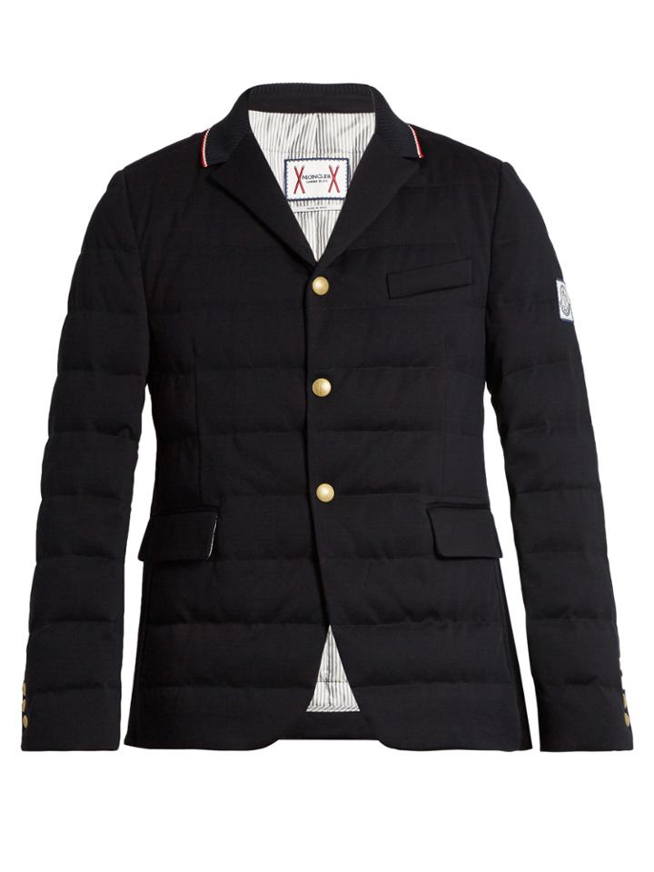Moncler Gamme Bleu Down-filled Cotton Coat