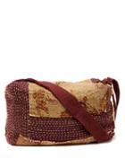 Matchesfashion.com By Walid - Topstiched Tapestry Canvas Holdall - Womens - Red Multi