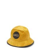 Matchesfashion.com Gucci - Off-the-grid Logo-jacquard Bucket Hat - Mens - Yellow