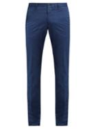 Incotex Skinny-fit Cotton-blend Chino Trousers