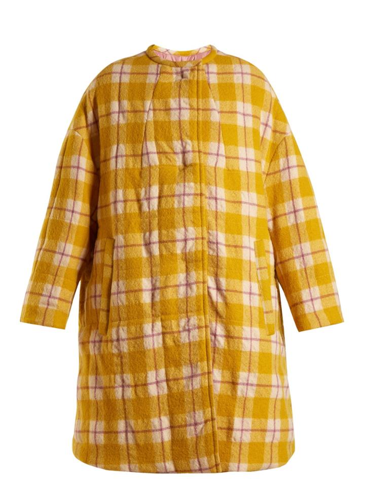 Isabel Marant Harrison Reversible Checked Coat
