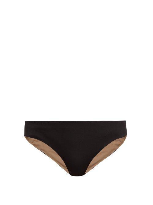 Matchesfashion.com Skin - Jordan Low Rise Bikini Bottoms - Womens - Black Brown