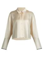 Maison Margiela Double-cuff Satin Shirt