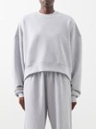 Wardrobe.nyc Wardrobe. Nyc - X Hailey Bieber Oversized Cotton-jersey Sweatshirt - Womens - Grey