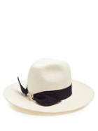 Federica Moretti Ebe Panama Straw Hat