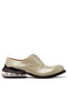 Matchesfashion.com Maison Margiela - Airbag Heel Leather Derby Shoes - Mens - Grey