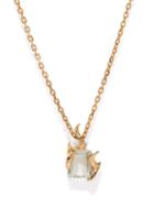 Alan Crocetti - Flare Green-amethyst & Gold-vermeil Necklace - Mens - Gold
