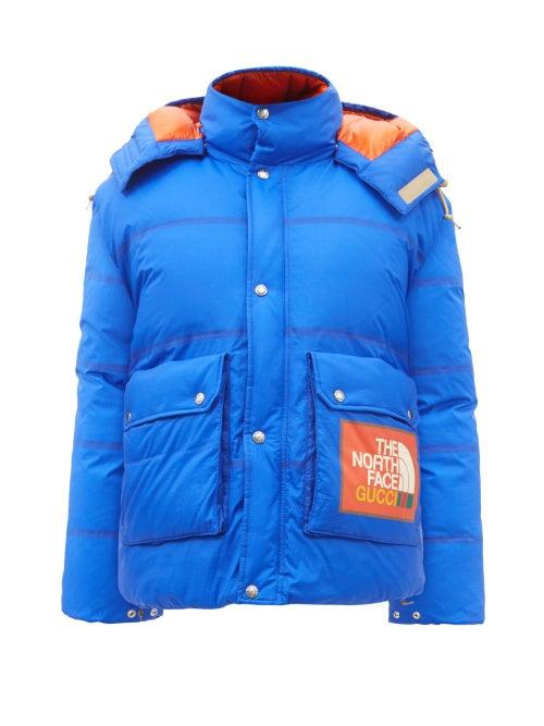 Gucci - X The North Face Ripstop Down Coat - Womens - Blue