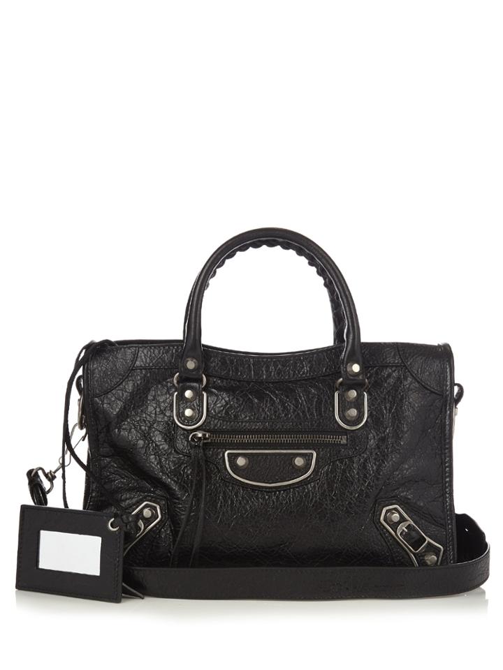 Balenciaga Classic Metallic Edge City Small Leather Bag