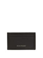 Alexander Mcqueen - Logo-print Leather Cardholder - Mens - Black