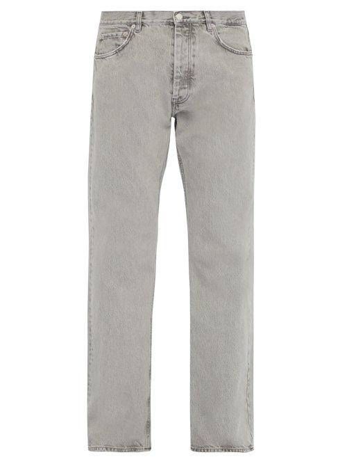 Matchesfashion.com Hope - Rush Straight Leg Jeans - Mens - Light Grey