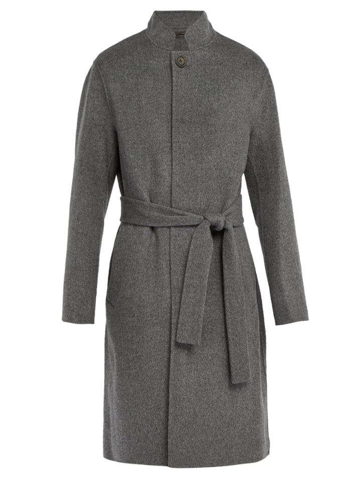 Acne Studios Belted Wool-blend Coat