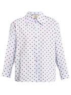 Gucci Ladybird-print Striped Cotton Shirt