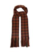 Matchesfashion.com Isabel Marant - Carlyna Check Cashmere Scarf - Womens - Brown