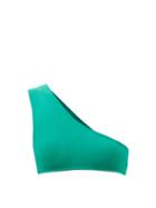 Eres - Symbole Asymmetric Bikini Top - Womens - Emerald