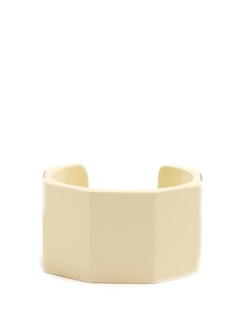 Matchesfashion.com Objet Singulier - Tri Colour Striped Cuff - Womens - Ivory