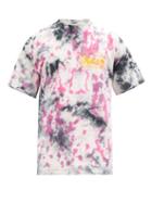 Matchesfashion.com Aries - Logo-print Tie-dye Cotton-jersey T-shirt - Mens - Purple