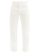 Matchesfashion.com Totme - Original Twisted-seam Straight-leg Jeans - Womens - Ivory