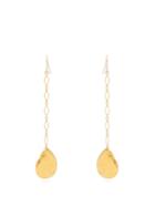 Matchesfashion.com Alighieri - The Trace Of A Tear Gold Plated Drop Earrings - Womens - Gold
