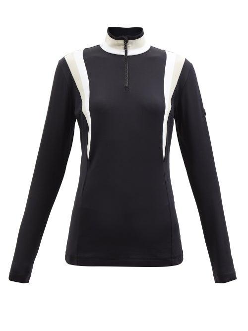 Bogner - Frizzy Zip-neck Base-layer Top - Womens - Black