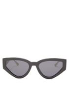 Matchesfashion.com Dior Eyewear - Catstyle Cat Eye Optyl Sunglasses - Womens - Black