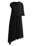 Matchesfashion.com Lemaire - Plummy Cotton Jersey Scarf Dress - Womens - Black