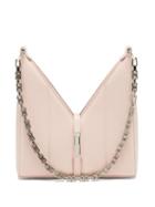 Givenchy - Cut Out Mini Leather Cross-body Bag - Womens - Light Pink
