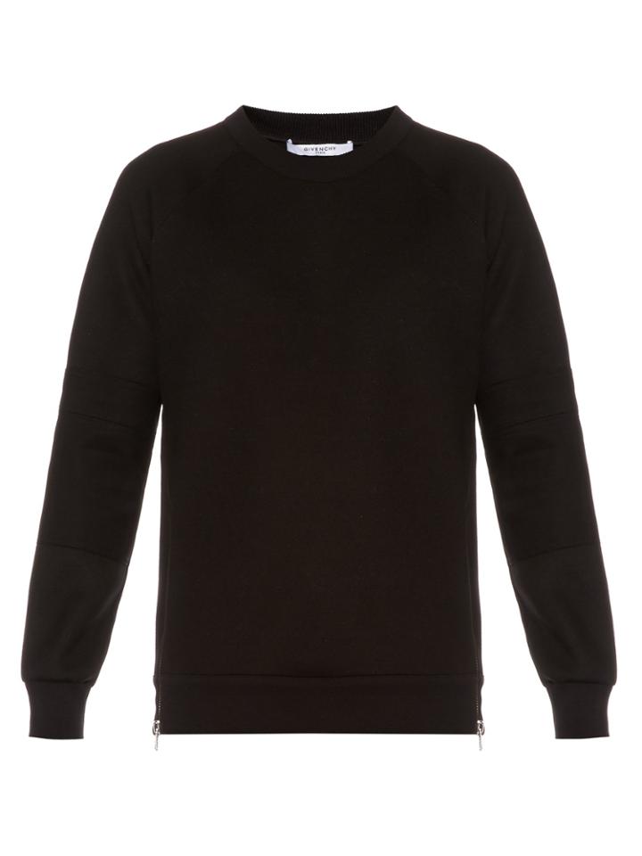 Givenchy Cuban-fit Zip-back Neoprene Sweatshirt