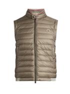 Moncler Maglia Cotton-jersey And Shell Down Gilet