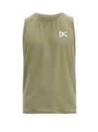 Matchesfashion.com District Vision - Air Wear Logo-print Mesh Tank Top - Mens - Khaki