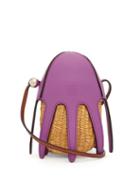 Matchesfashion.com Loewe Paula's Ibiza - Ice Cream Wicker Cross-body Bag - Womens - Purple Multi