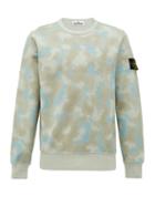 Matchesfashion.com Stone Island - Camouflage-print Cotton-jersey Sweatshirt - Mens - Grey