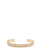 Octavia Elizabeth - Sanded Diamond & 18kt Gold Cuff - Womens - Yellow Gold