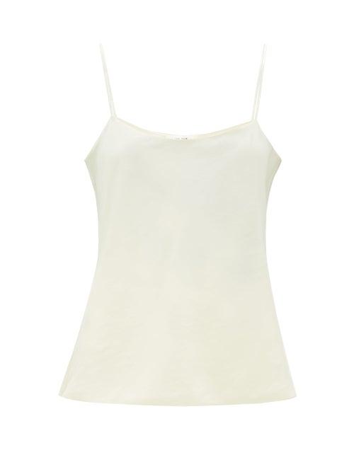 Matchesfashion.com The Row - Biggins Silk-strap Satin Camisole - Womens - Ivory
