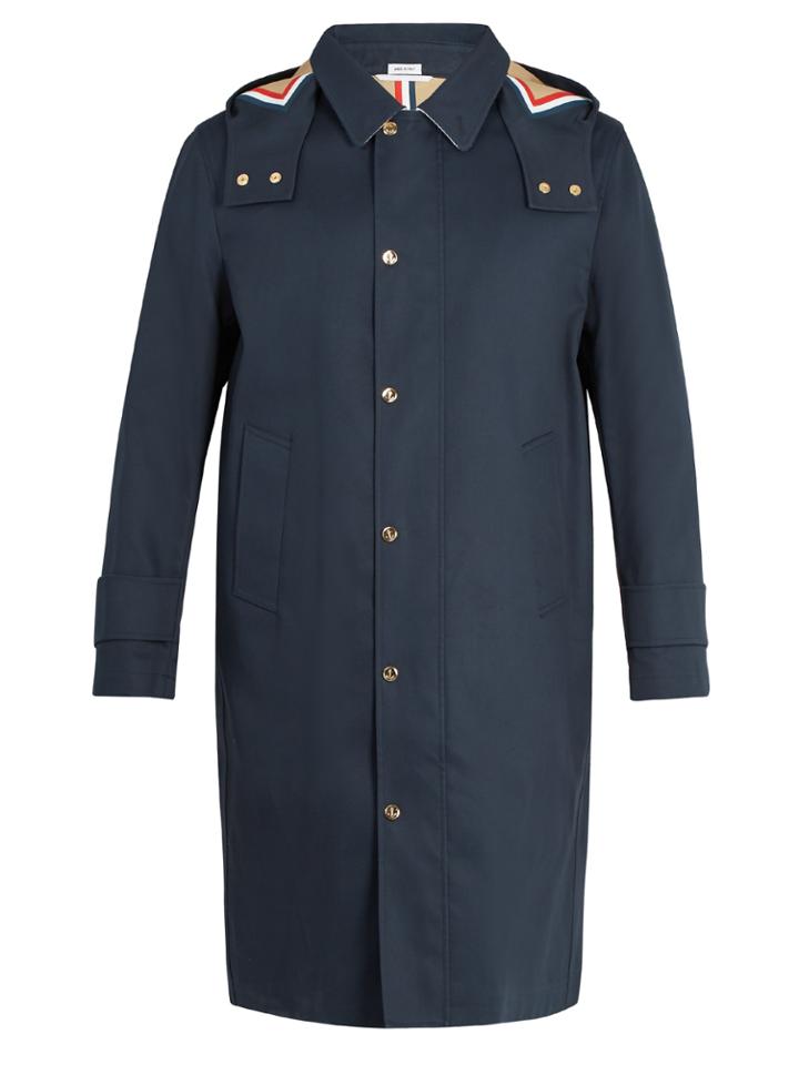 Thom Browne Detachable-hood Cotton-gabardine Parka