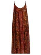 Stella Mccartney Leopard-print Cotton And Silk-blend Dress