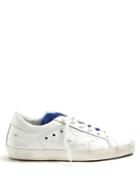 Golden Goose Deluxe Brand Super Star Low-top Fur-trimmed Leather Trainers