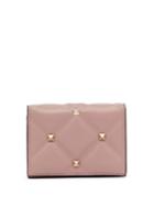 Matchesfashion.com Valentino - Candystud Leather Purse - Womens - Light Pink