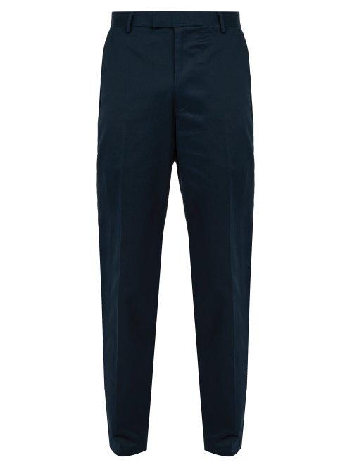 Matchesfashion.com Saturdays Nyc - Leon Cotton Trousers - Mens - Navy