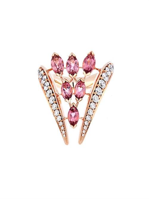 Shaun Leane - Diamond, Tourmaline & Rose-gold Ring - Womens - Rose Gold