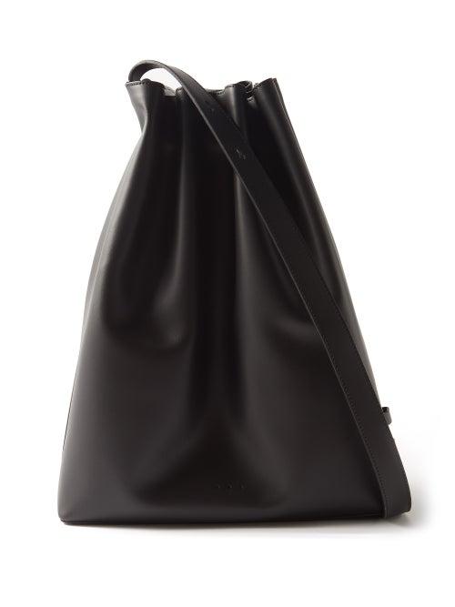 Aesther Ekme - Marin Leather Shoulder Bag - Womens - Black