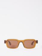 Thierry Lasry - Kultury Sun Square Acetate Sunglasses - Mens - Brown Multi