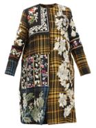 Matchesfashion.com Biyan - Holia Floral Embroidered Cotton Coat - Womens - Multi