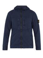 Stone Island Zip-through Brushed-cotton Jacket